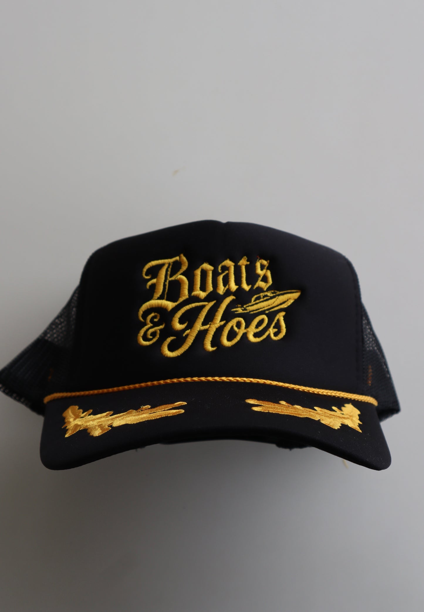 Embroidered 'Boats and Ho' Hat, Unisex, Adult