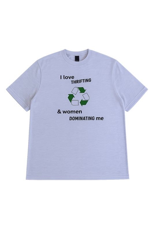 I Love Thrifting and Women Dominating Me Heavyweight T-shirt