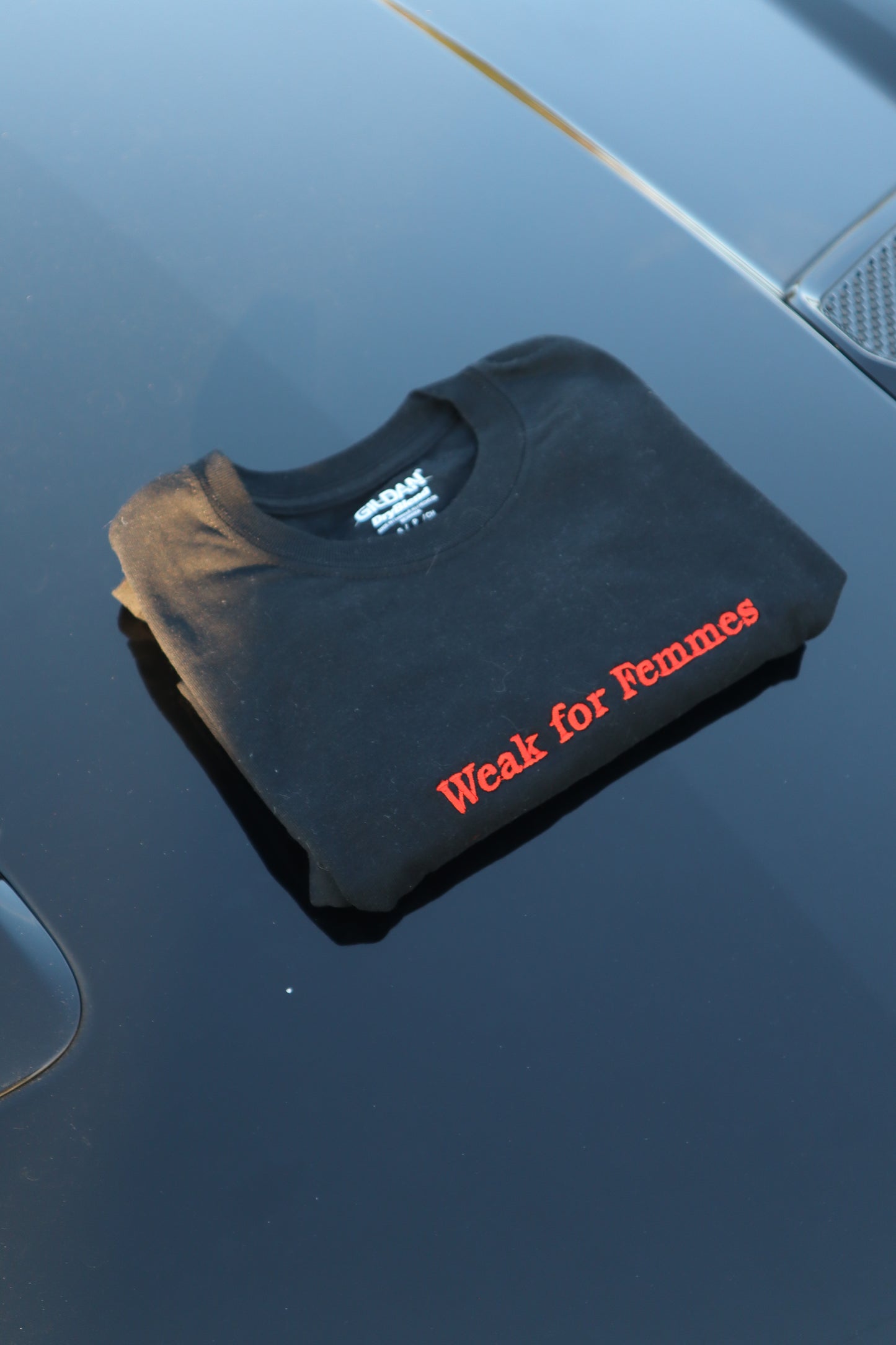 Embroidered Weak For Femmes, Short Sleeve, Modern Classic Fit, Unisex, Adult T-Shirt