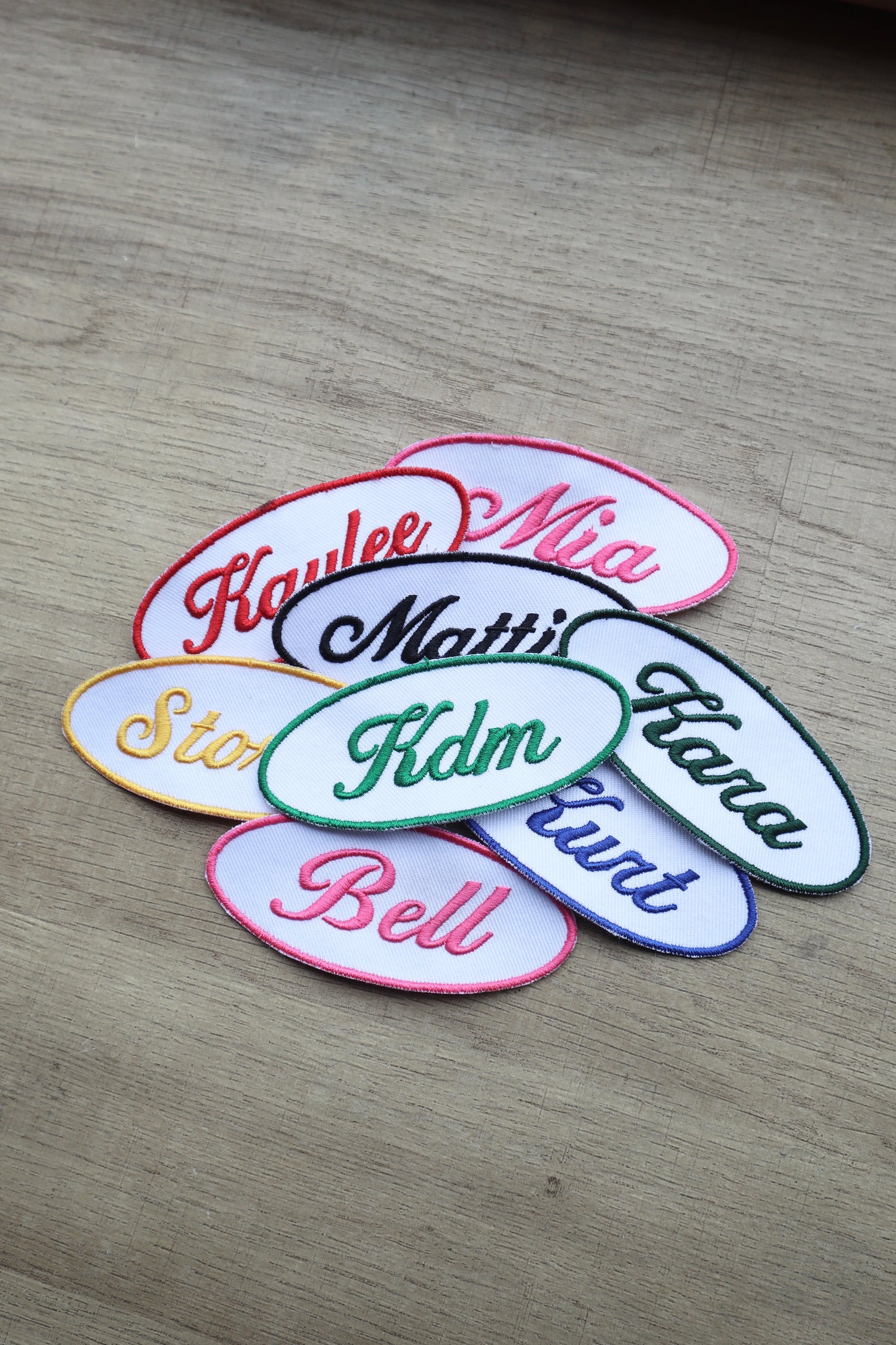 Custom Vintage Round Patch | Personalized Embroidered Patch | 3.5 Inch Retro Patch | Sew On
