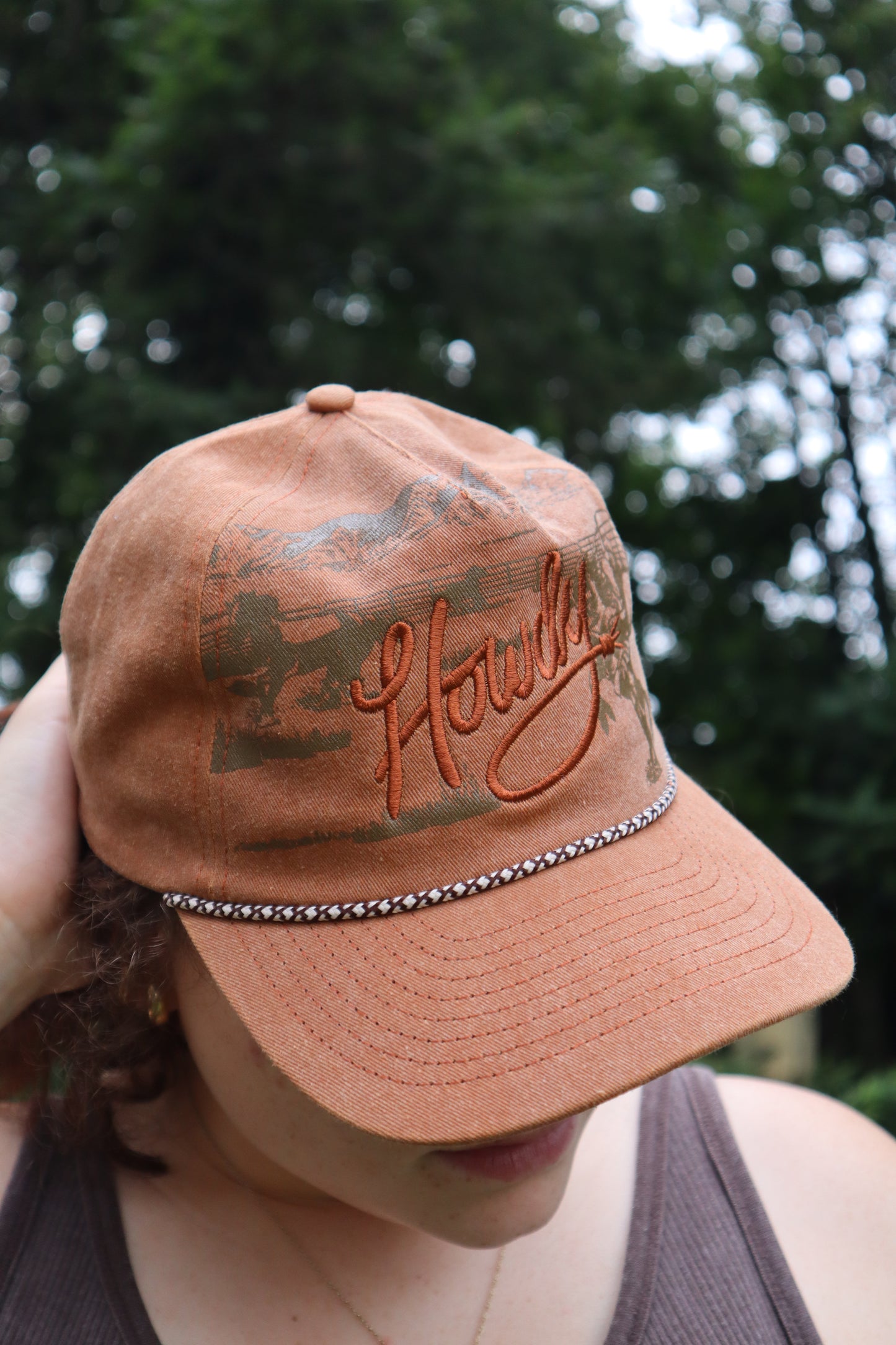 Faded Clay Howdy Horse Hat