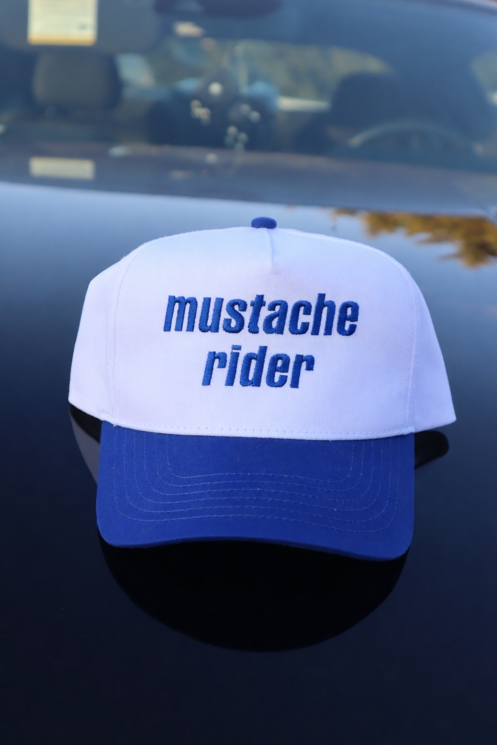 Embroidered Choice of Mustache Embroidered Hats, Unisex, Adult