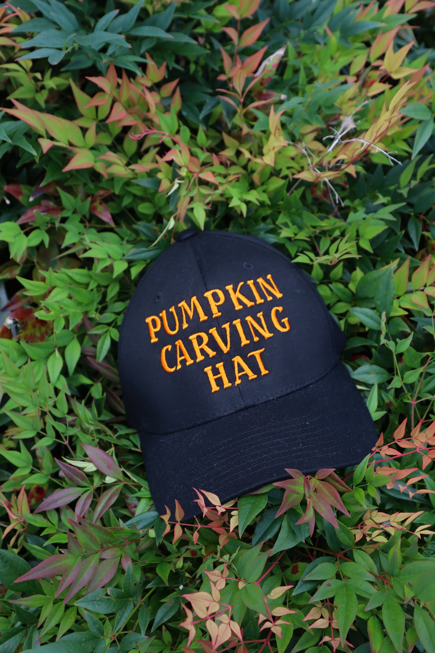 Embroidered Pumpkin Carving Hat, Unisex, Adult