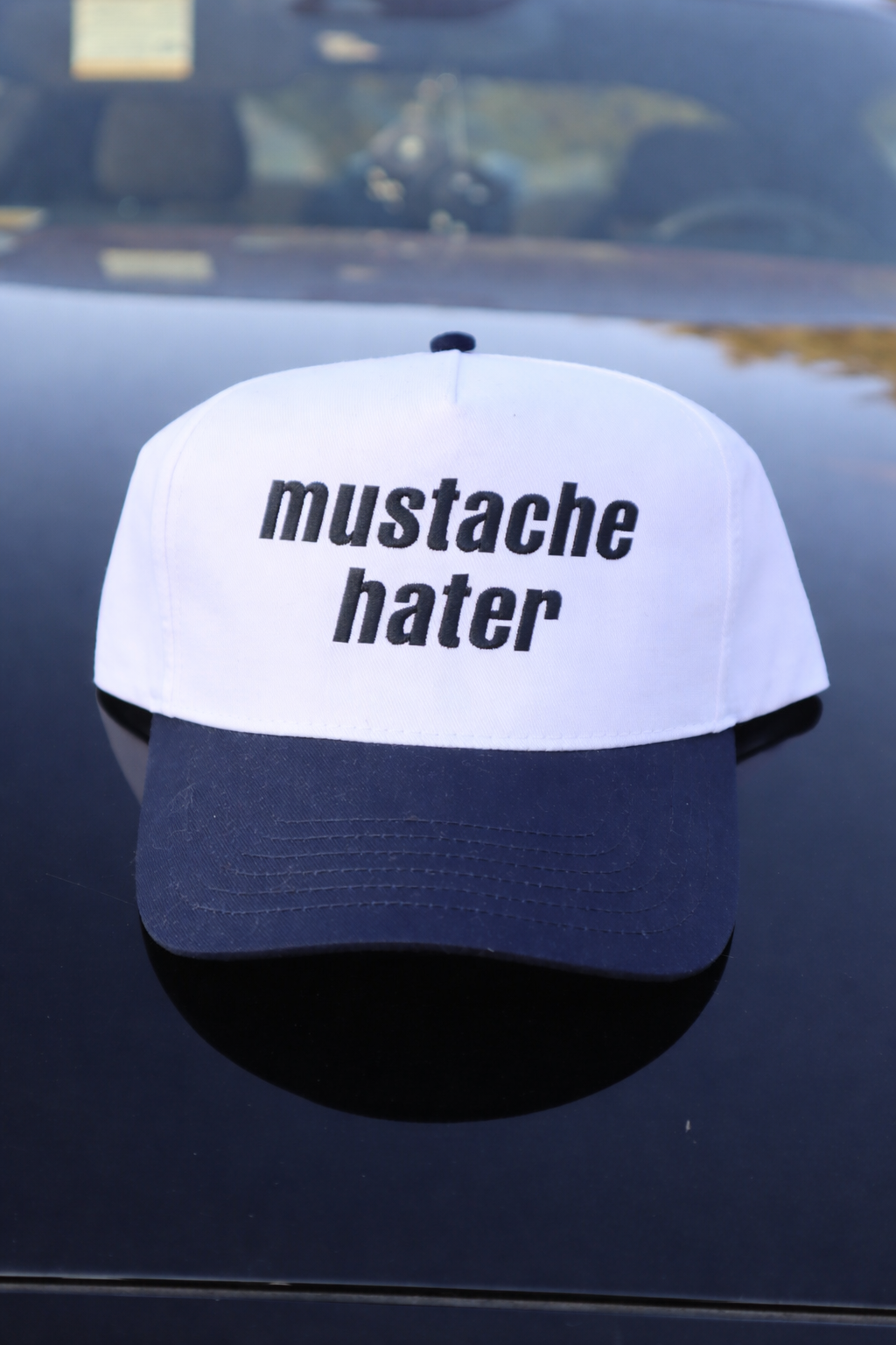 Embroidered Choice of Mustache Embroidered Hats, Unisex, Adult