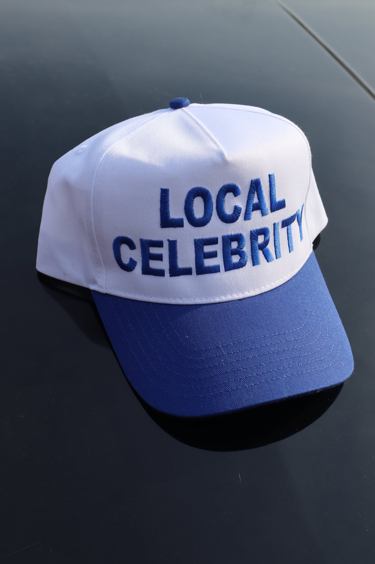 Embroidered "Local Celebrity" Hats, Unisex, Adult