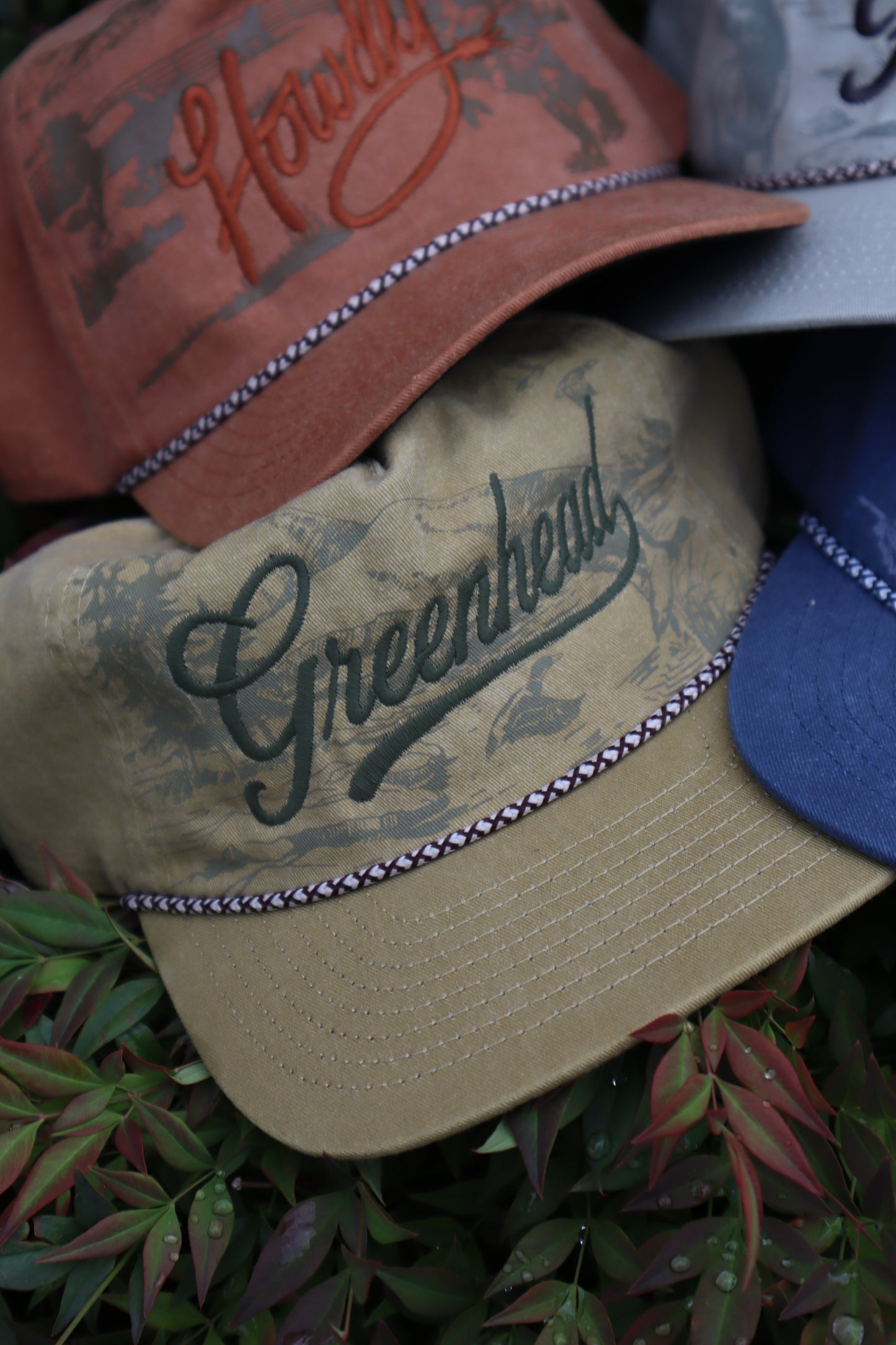 Faded Green/Yellow Greenhead Mallard Duck Hunting Hat
