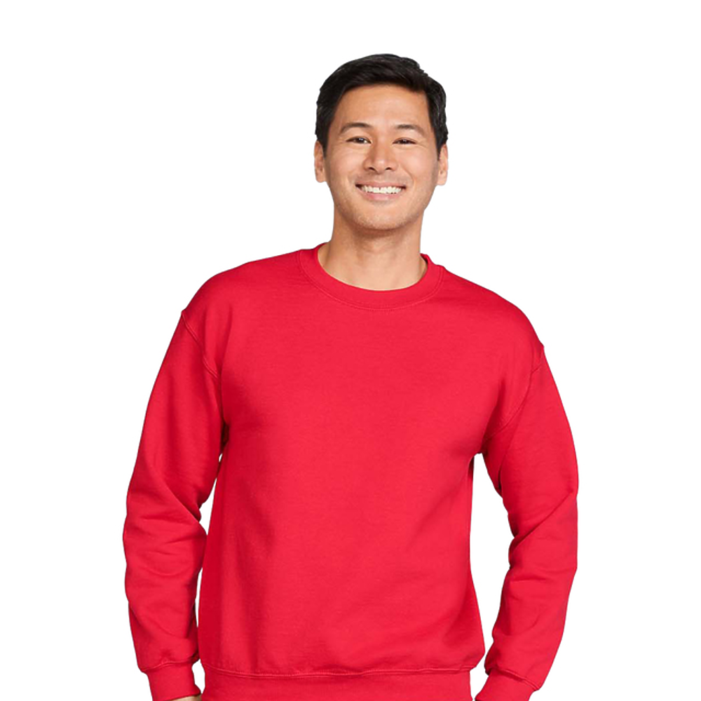Gildan 18000 Adult Crewneck Sweatshirt Unisex Classic fit Long Sleeve