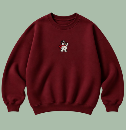 Embroidered “Snowman” Holidays Christmas Hoodies or Crewnecks Unisex · Classic Fit · Long Sleeve · Adult