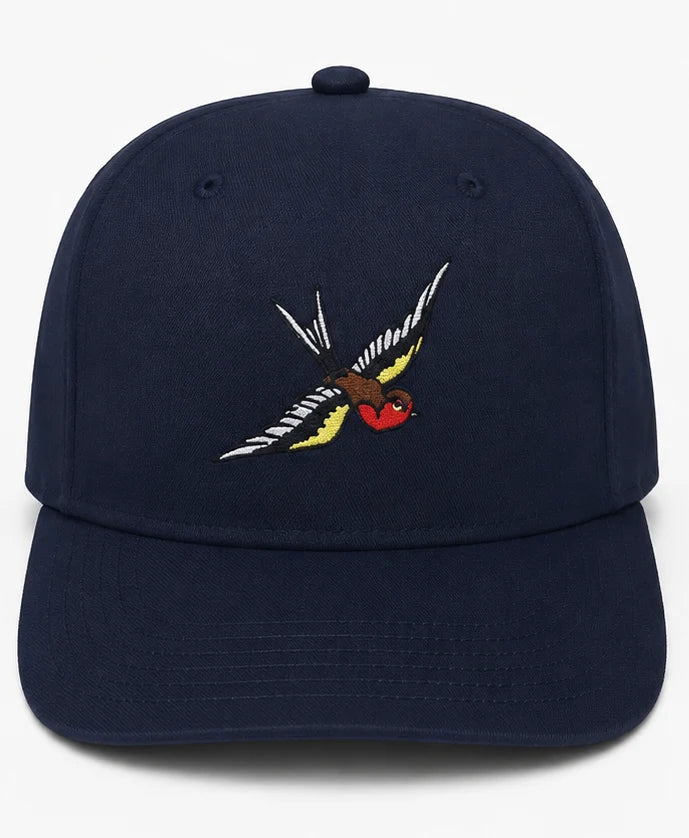 Embroidered 'American Traditional Designs' 5 Panel Hat, Unisex, Adult, Grunge, Tattoo
