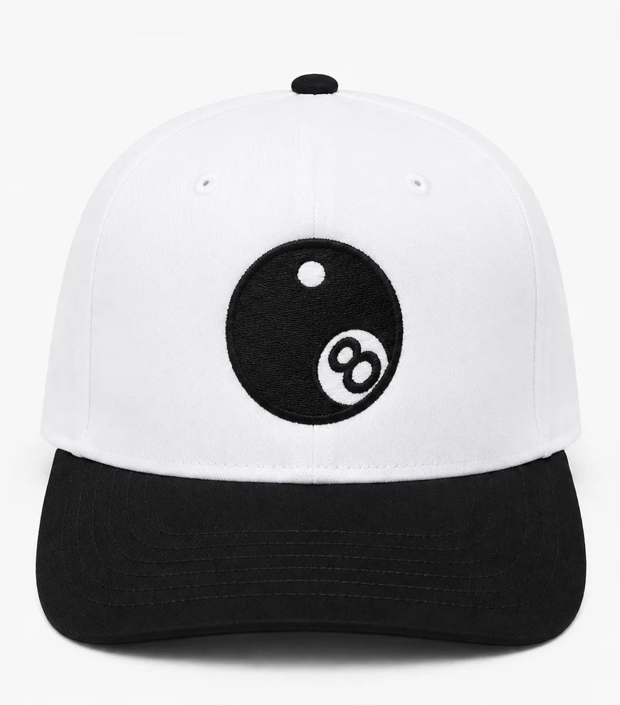 Embroidered 'Eight Ball' Hat, Unisex, Adult