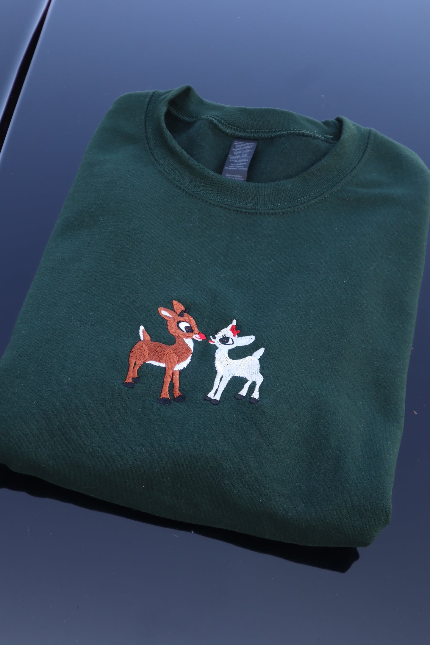 Embroidered “Tis The Season” Holidays Christmas Hoodies or Crewnecks Unisex · Classic Fit · Long Sleeve · Adult