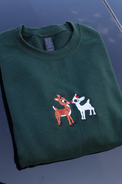 Embroidered “Tis The Season” Holidays Christmas Hoodies or Crewnecks Unisex · Classic Fit · Long Sleeve · Adult