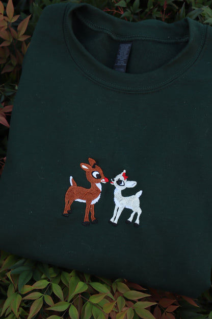 Embroidered “Tis The Season” Holidays Christmas Hoodies or Crewnecks Unisex · Classic Fit · Long Sleeve · Adult