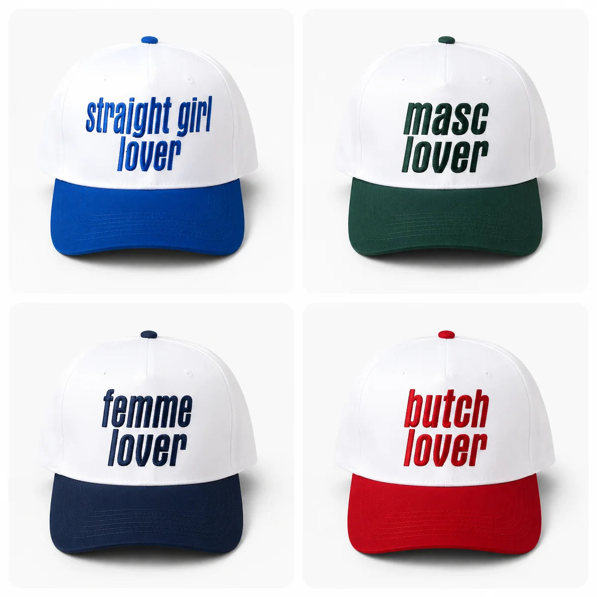 Embroidered Choice of Sapphic Lover Embroidered Hats, Unisex, Adult