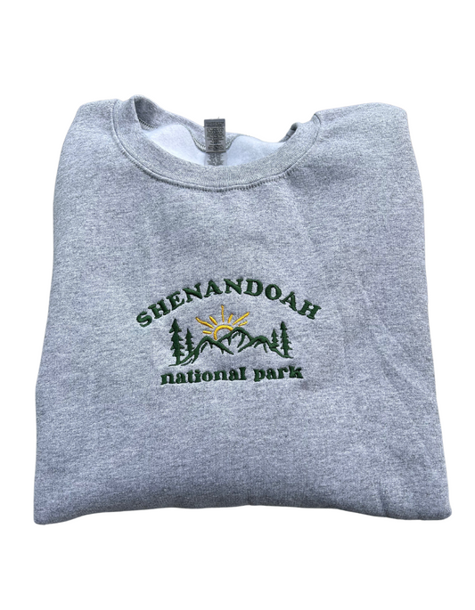 Embroidered 'Shenandoah National Park' Hoodie or Crew Neck, Long Sleeve, Classic fit, Unisex, Adult (Copy)