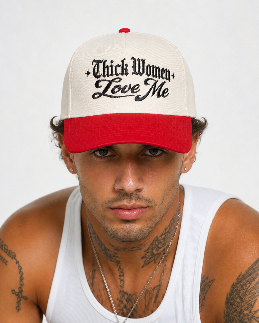 Embroidered Thick Women Love Me Hat, Unisex, Adult