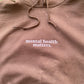Embroidered 'Mental health matters' Hoodie or Crew Neck, Long Sleeve, Classic fit, Unisex, Adult